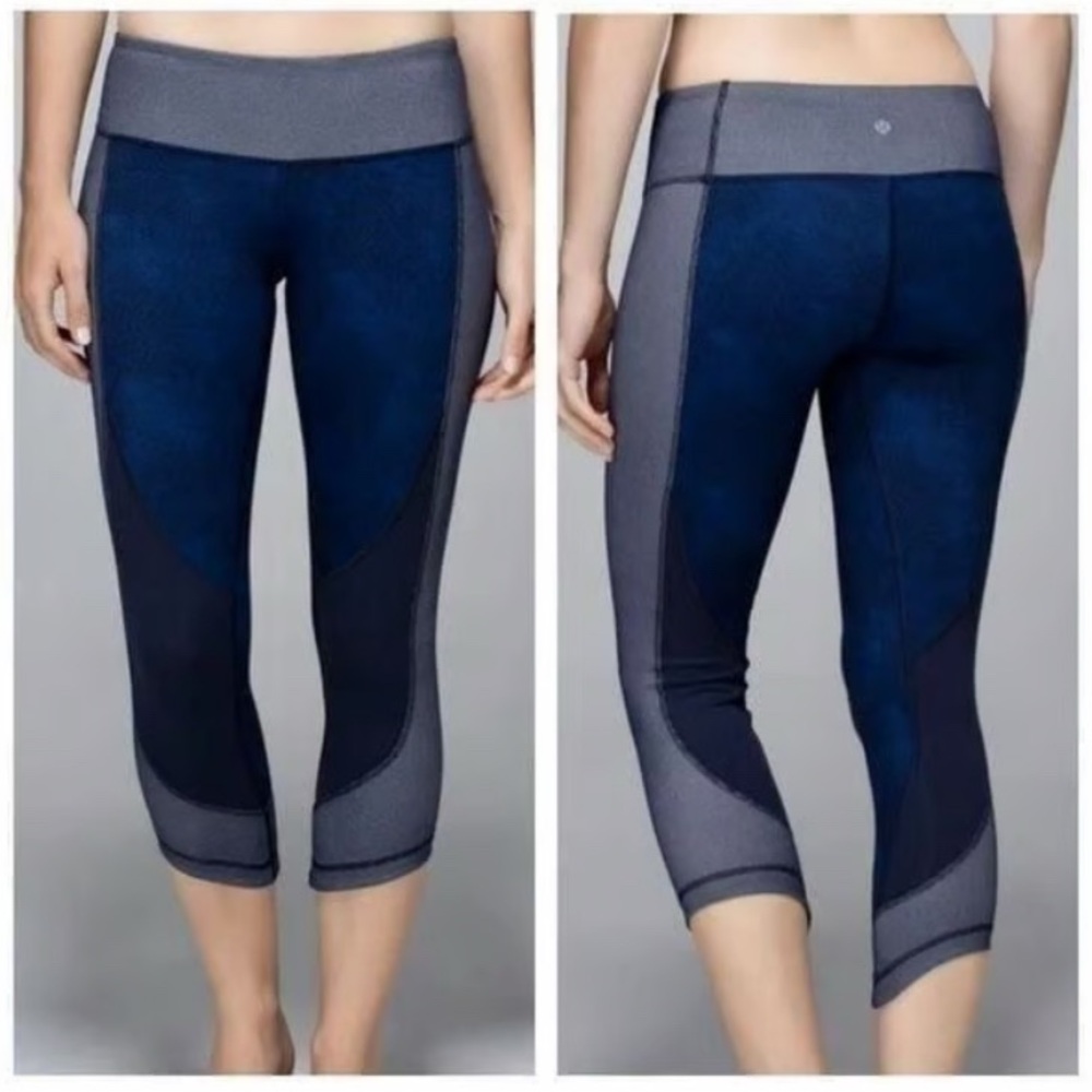 Lululemon Wunder Under Crop Sashiko
